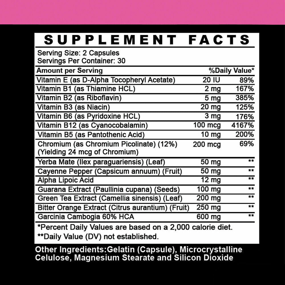 Women Hot and Skinny Thermogenic Fat Burner Supplements Weight Loss that WORKS