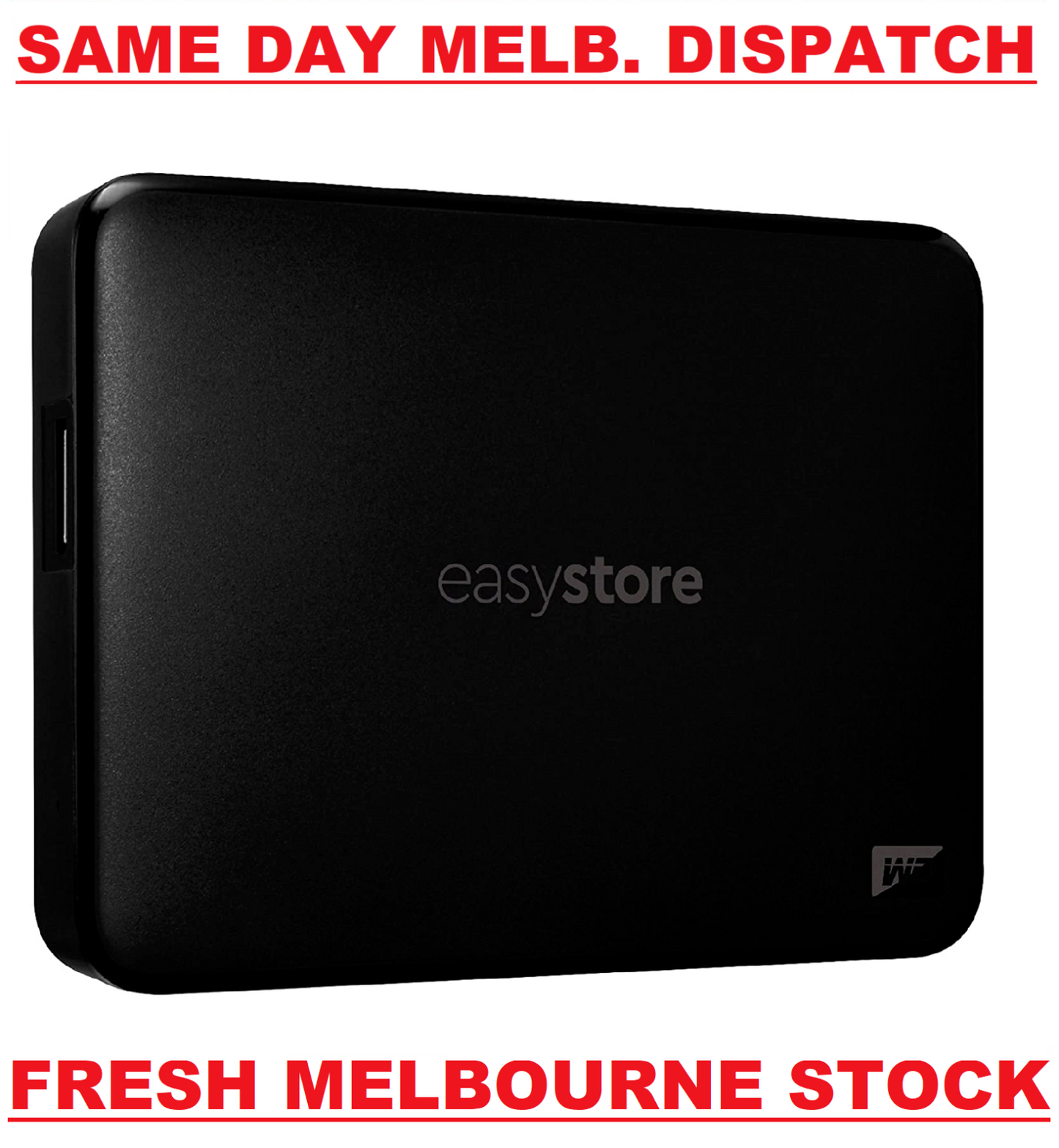 Western Digital WD EasyStore 5TB USB 3.0 External Hard Drive Portable HDD BLACK
