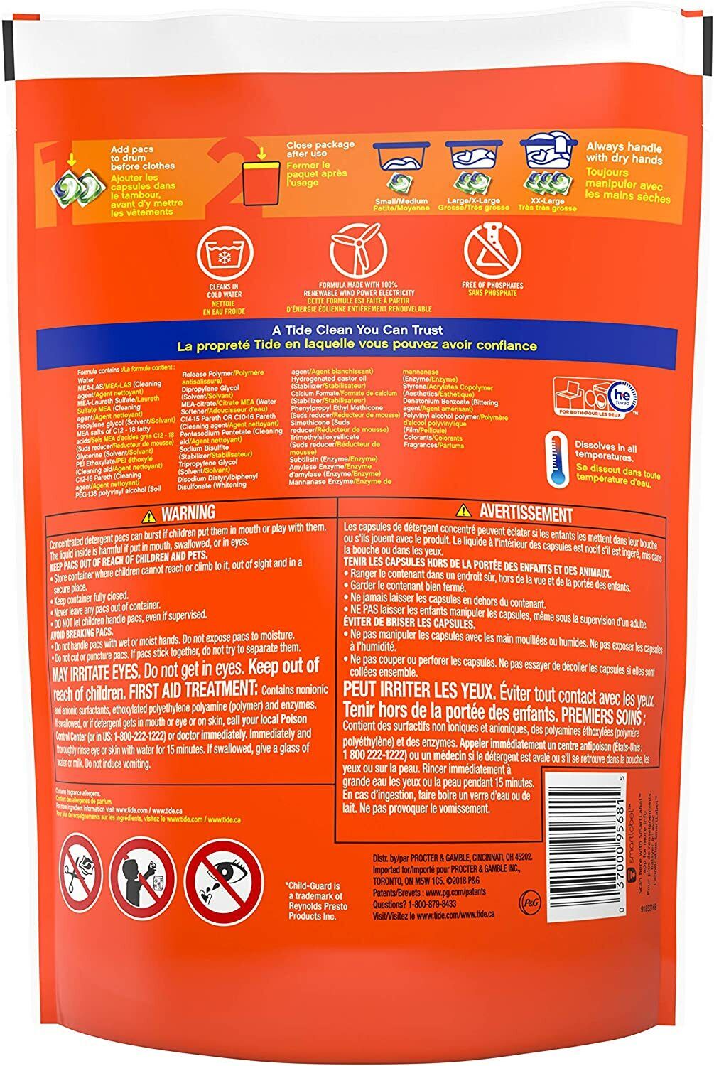 Tide PODS Laundry Detergent Liquid 32 Pacs 4-in1 Febreze Sport Odor Defense NEW
