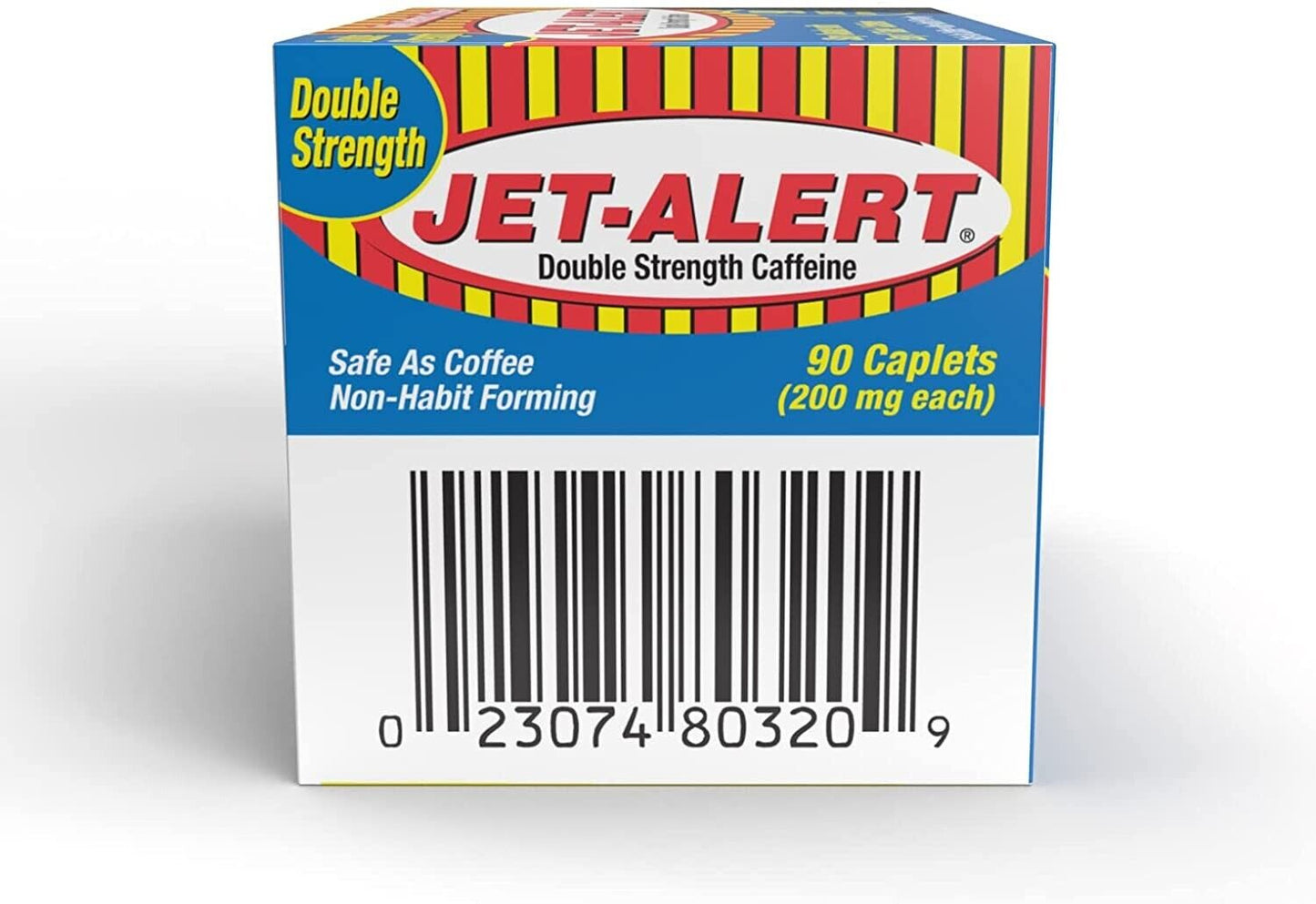 JET ALERT Caffeine Tablets 200mg DOUBLE STRENGTH 90 Tabs - FREE EXPRESS POST