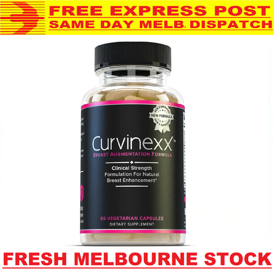 CURVINEXX BREAST ENLARGEMENT PILLS Natural Enhancement Supplement - FREE EXPRESS