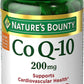 NATURE'S BOUNTY CoQ10 200mg Support Heart Health & Blood Pressure - 80 Soft Gels
