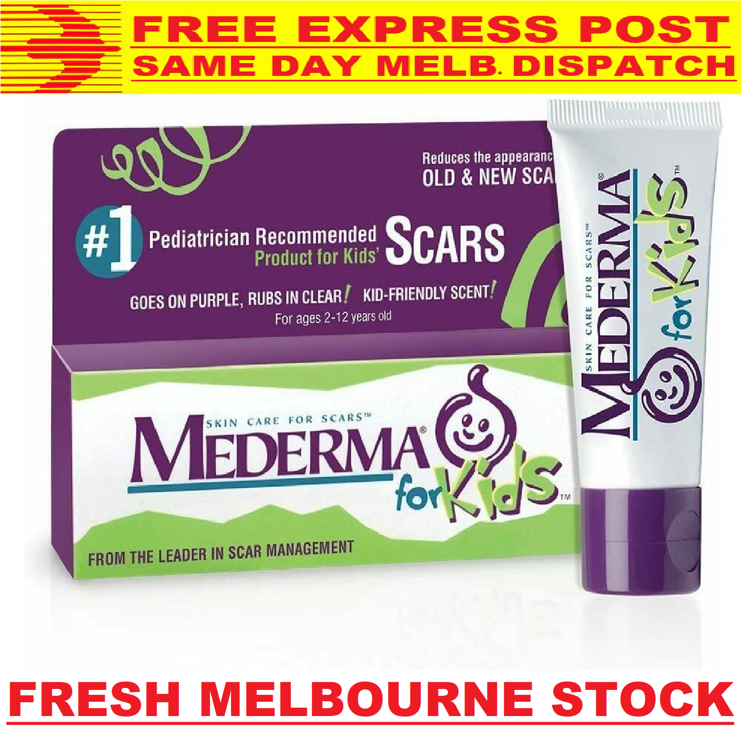 MEDERMA for KIDS Advanced Scar Gel Cream Treatment 20g Skin Care Old & New Scars
