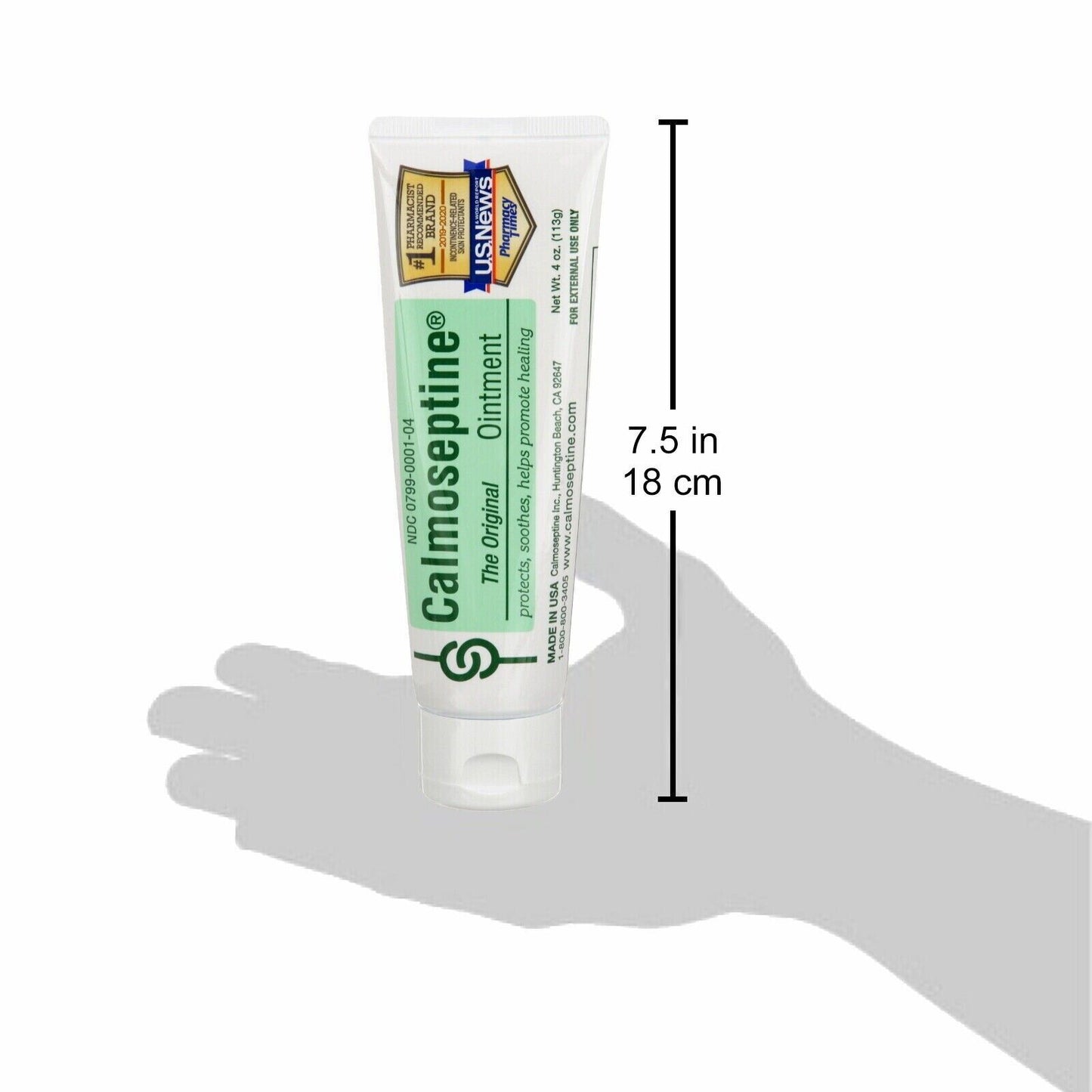Calmoseptine Diaper Rash Ointment 113g Tube - MELB STOCK - FREE EXPRESS POST