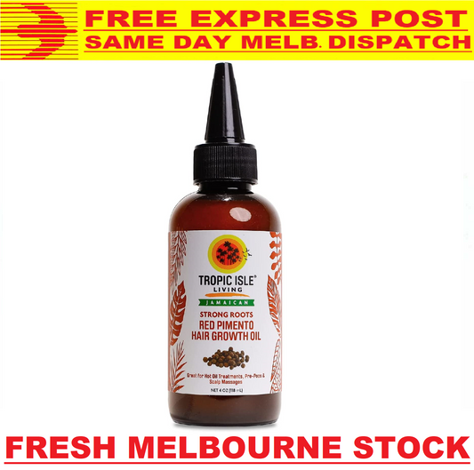 TROPIC ISLE LIVING RED PIMENTO HAIR GROWTH OIL STRONG ROOTS - FREE EXPRESS POST