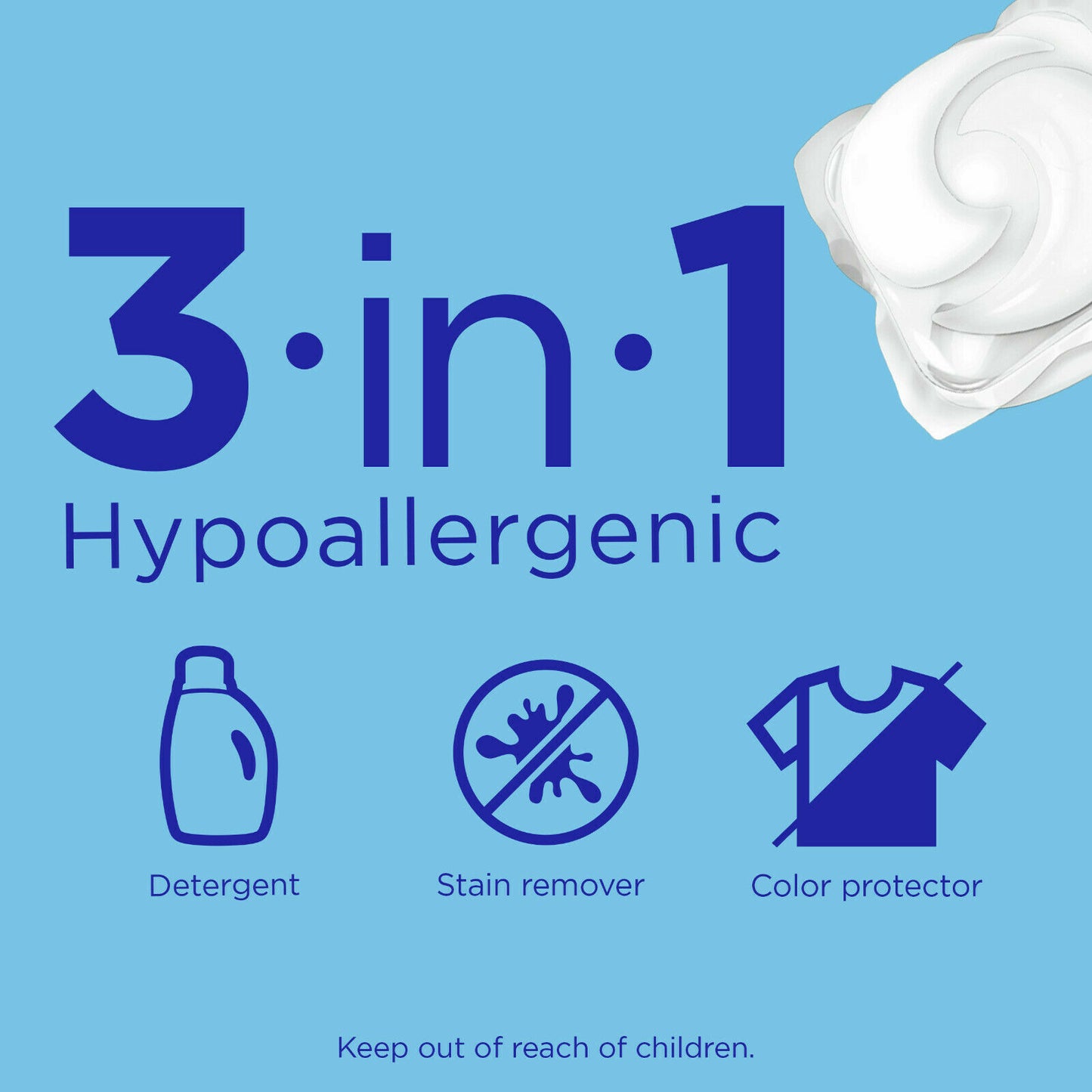 Tide PODS Laundry Detergent Liquid 96 Pacs Capsules Free & Gentle - Scent Free