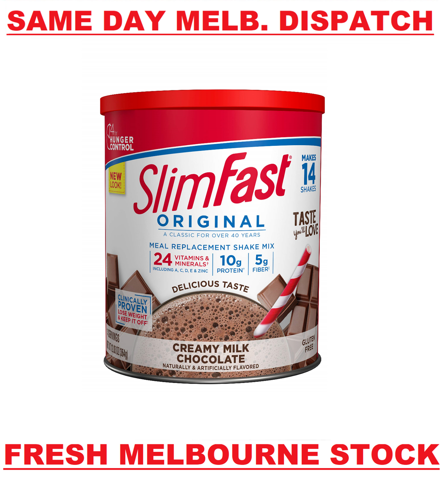 SlimFast Meal Replacement WEIGHT LOSS Creamy Chocolate 364g BBD 02/07 QUICK SALE
