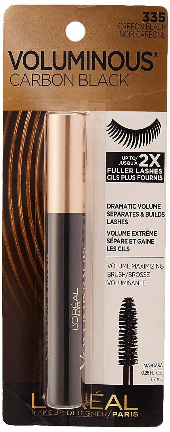 L'Oreal Paris Designer Makeup Voluminous Lash Mascara 7.7 mL CARBON BLACK #335