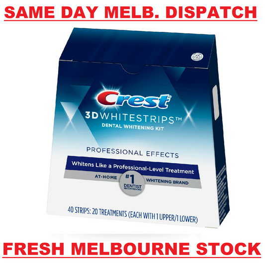 Crest 3D White 40 x Professional Flexfit Teeth Whitening Strip (20 Treatments)