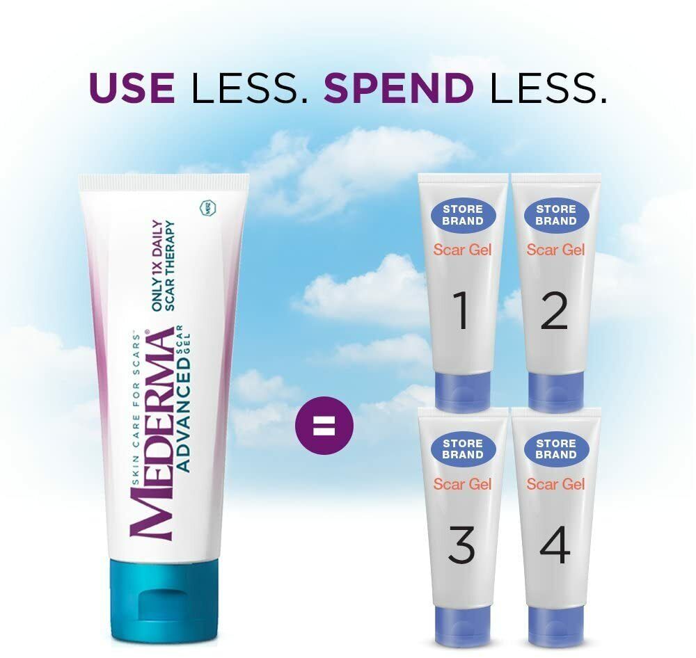 MEDERMA Advanced Scar Gel Cream Treatment 50g Skin Care Old & New Scars