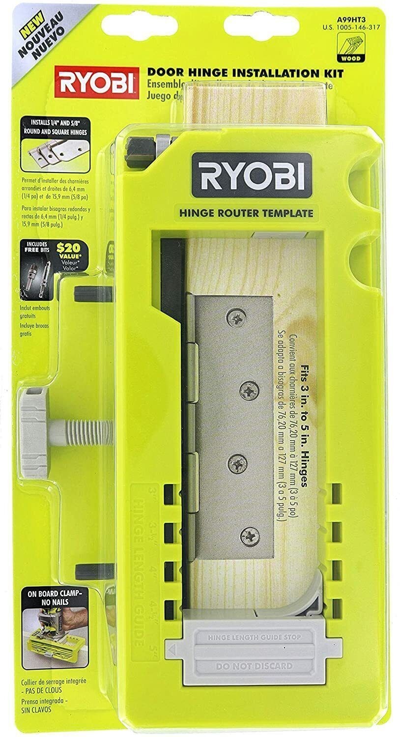 Ryobi A99HT3 Door Hinge Installation Kit Mortiser Template BRAND NEW MELB STOCK