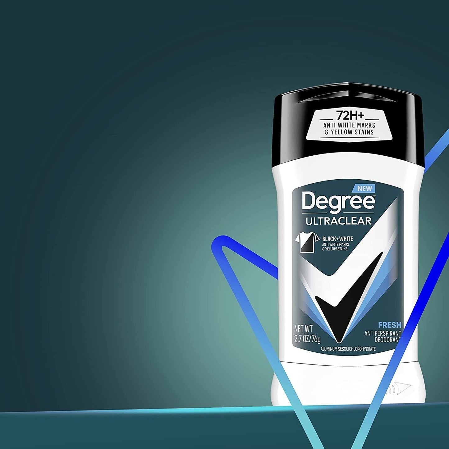 DEGREE Men UltraClear 72HR Antiperspirant Deodorant Stick Anti-Stain FRESH - 76g