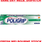 Super Poligrip Zinc Free Denture Adhesive Cream - All Day Strong Hold & Seal 68g