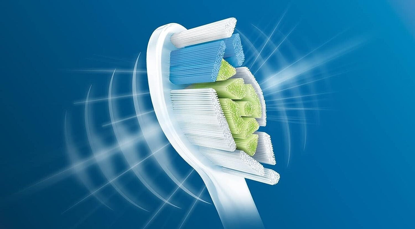 GENUINE Philips SONICARE W HX6062/65 Replacement Toothbrush Head WHITE - 2 PACK