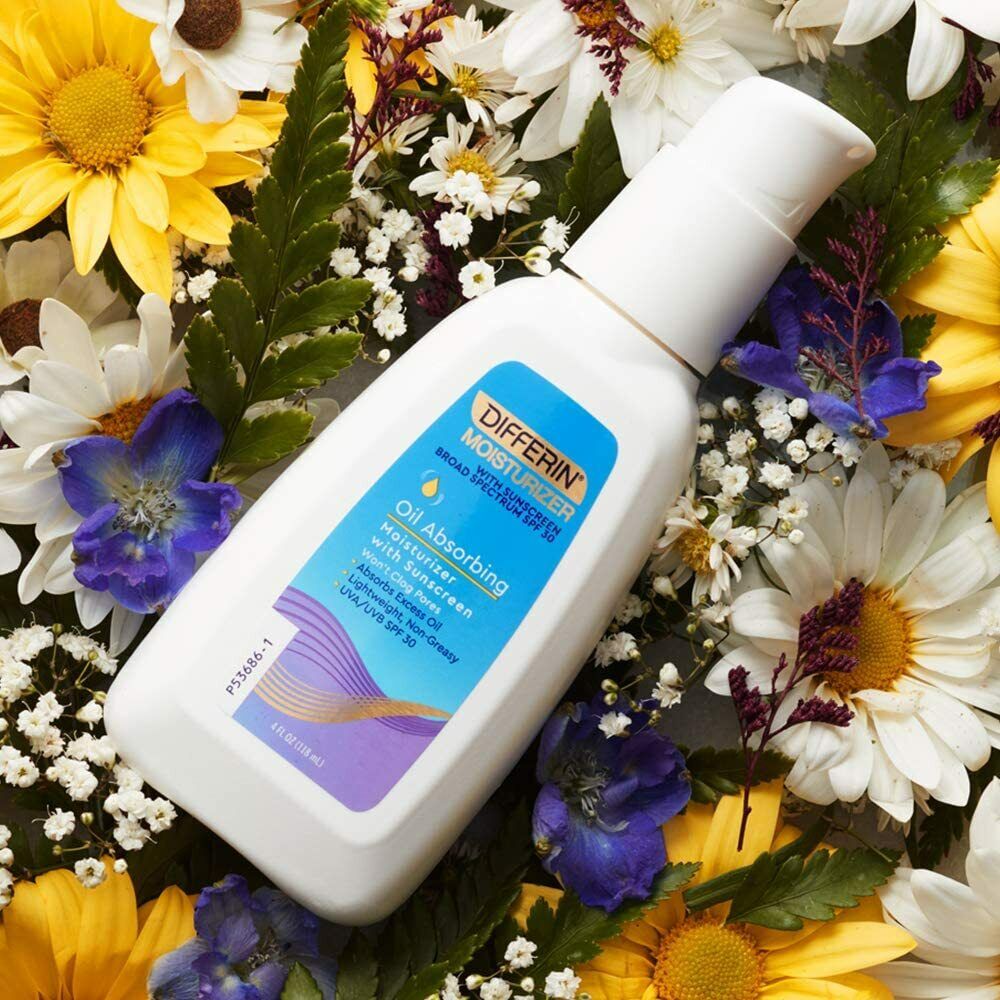 Differin Oil Absorbing Moisturizer Lotion Sunscreen SPF30 Skin Care 118 mL NEW