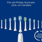 GENUINE Philips SONICARE G2 HX9033/65 Replacement Toothbrush Head WHITE - 3 PACK
