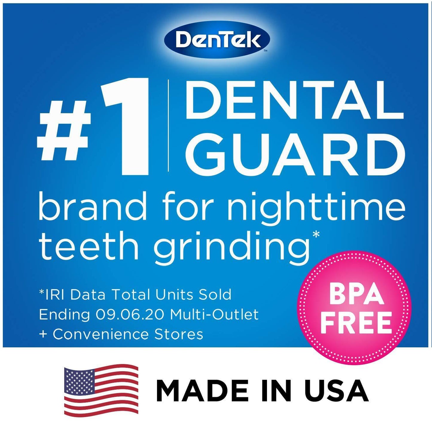 DENTEK ULTIMATE DENTAL GUARD - PROTECTION FOR NIGHT TEETH GRINDING BRUXISM NEW