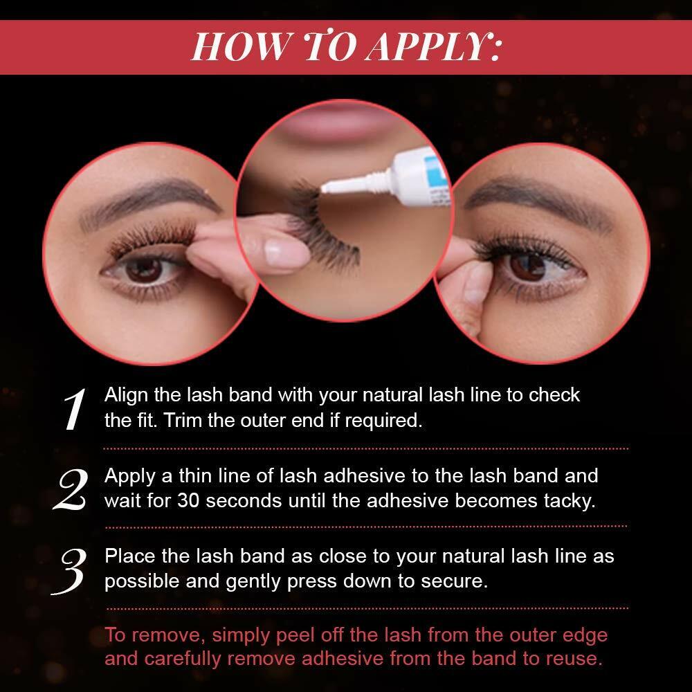 ARDELL Professional Faux Mink Wispies False Fake Eyelashes Extensions 4 PAIRS