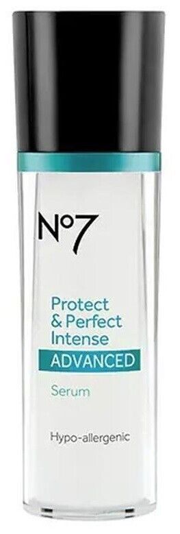 Boots No7 Protect & Perfect INTENSE ADVANCED SERUM Anti Aging - 30mL Pump Bottle