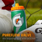 Gatorade Sports Drink Water Bottle 32oz Gator-Skin Easy Grip Leak Proof BPA FREE