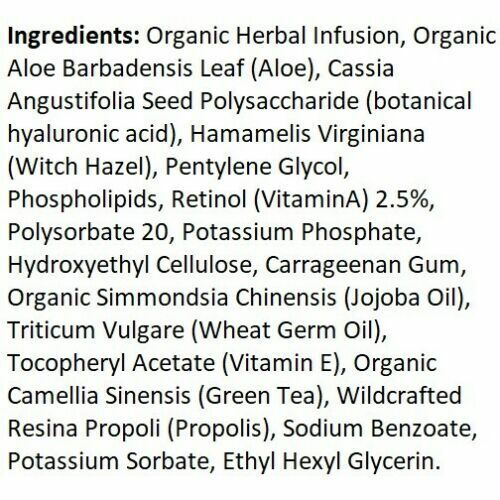 PURE RETINOL VITAMIN A 2.5% + HYALURONIC ACID HA SERUM 35mL - FREE EXPRESS POST