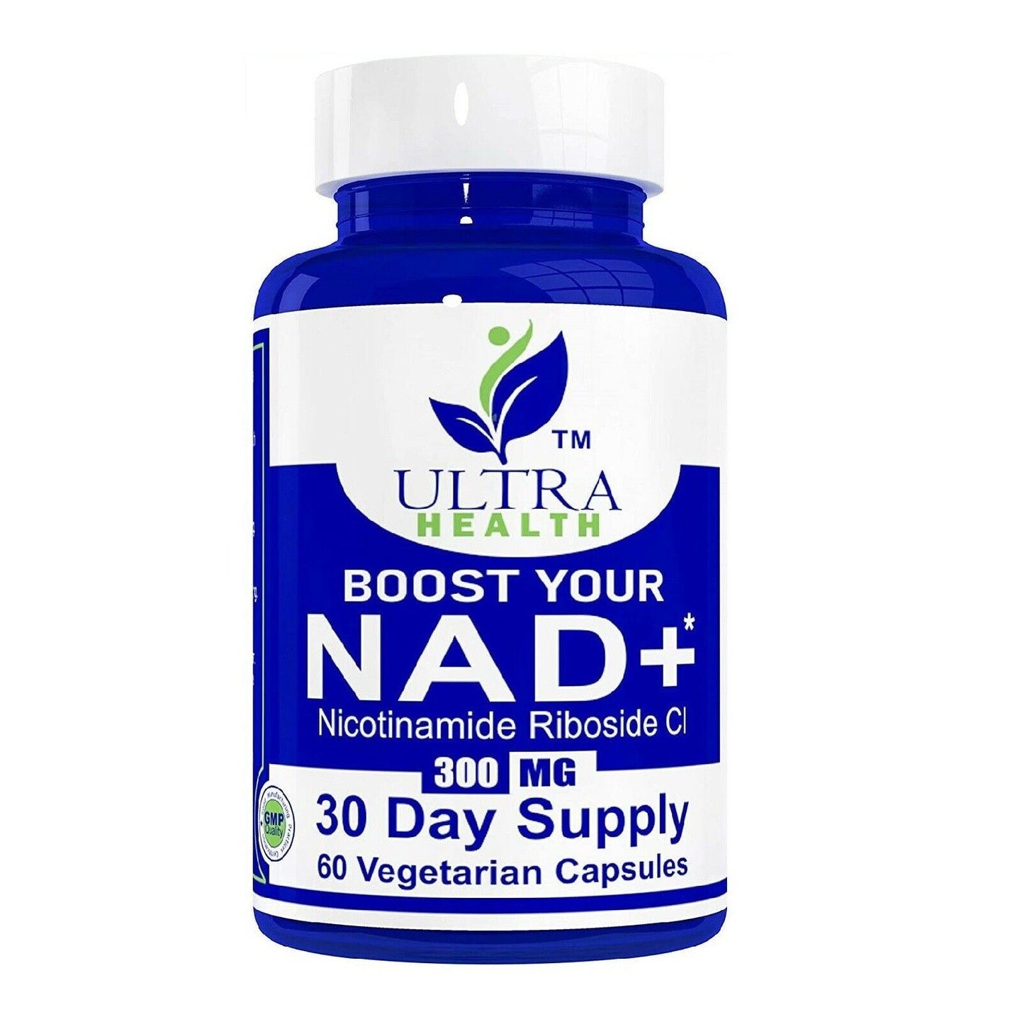 Ultra Health NICOTINAMIDE RIBOSIDE 300mg 60 Caps DOUBLE STRENGTH NAD+ Anti-Aging