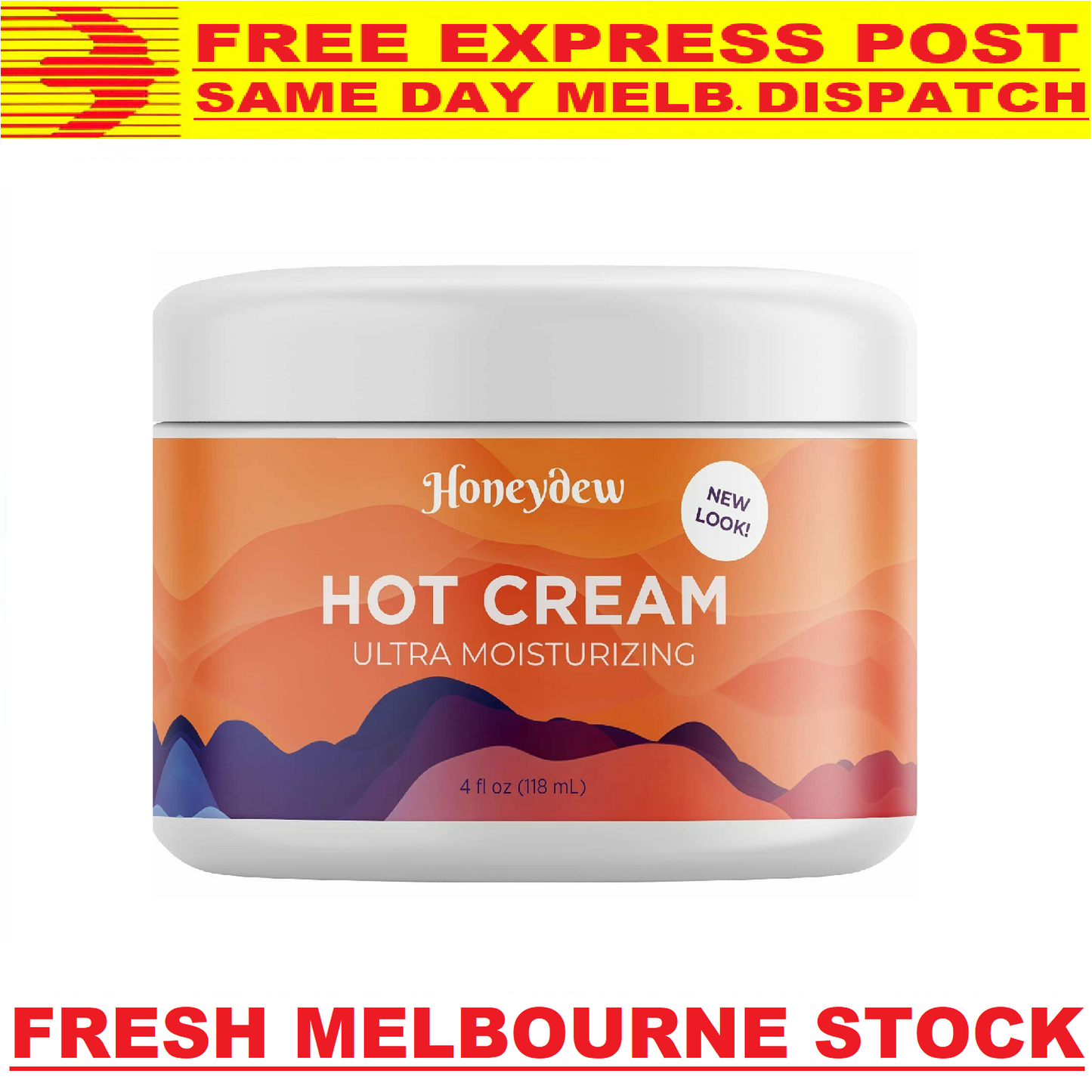 HOT CREAM SLIMMING + WEIGHT LOSS Cellulite Fat Burner 118mL - FREE EXPRESS POST