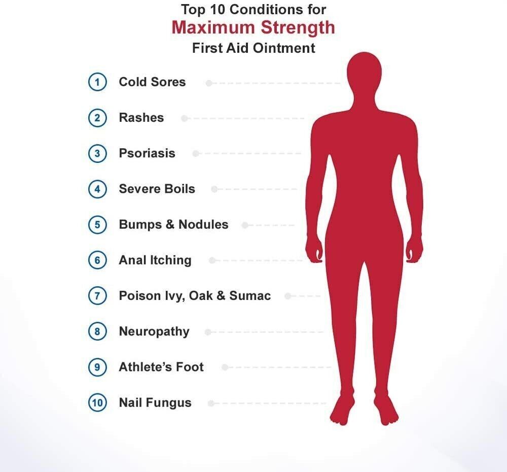 EMUAID MAX First Aid Anti-Fungal Natural Ointment 2oz/59mL - FREE EXPRESS POST