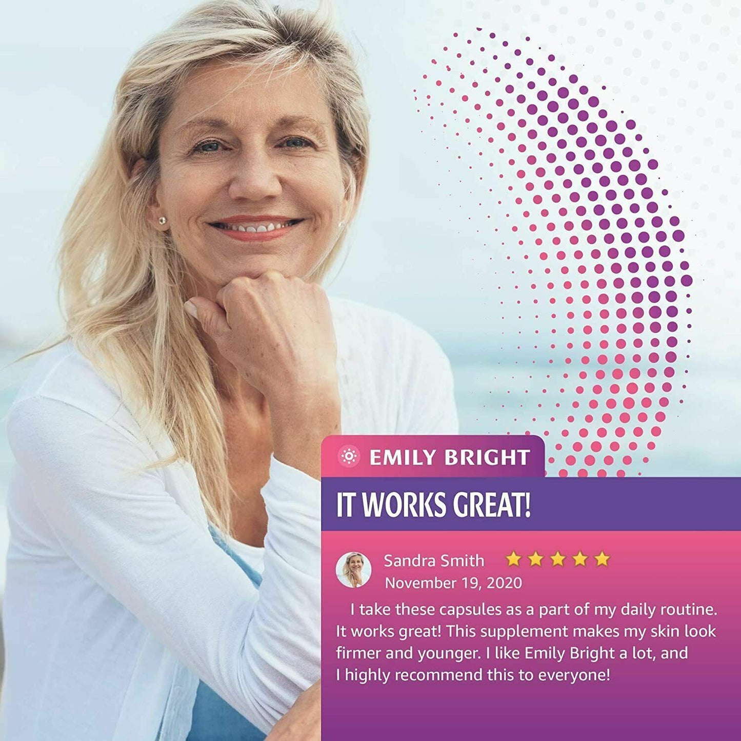 EMILY BRIGHT SKIN BRILLIANCE WHITENING PILLS 2000mg 60c Glutathione FREE EXPRESS