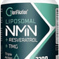 NMN + RESVERATROL + TMG 2200mg 60 Softgel POWERFUL NAD+ BOOSTER ANTI-AGING COMBO