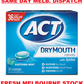 ACT Dry Mouth Relief and Moisturizing Lozenges + Xylitol - Soothing Mint 36 Pack