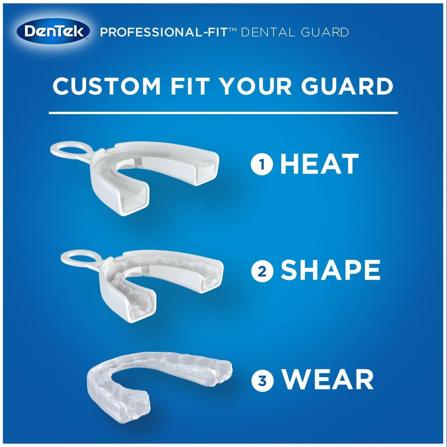 DENTEK MAXIMUM PROTECTION DENTAL GUARD FOR TEETH GRINDING BRUXISM - FREE EXPRESS