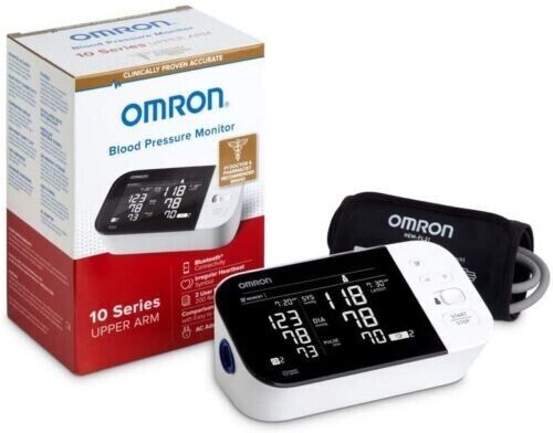 Omron 10 Series BP7450 Bluetooth Wireless Upper Arm Blood Pressure Monitor - NEW