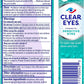 Clear Eyes Lubricant Sensitive Eye Drops - Gentle Relief Redness Dry Itchy 15mL