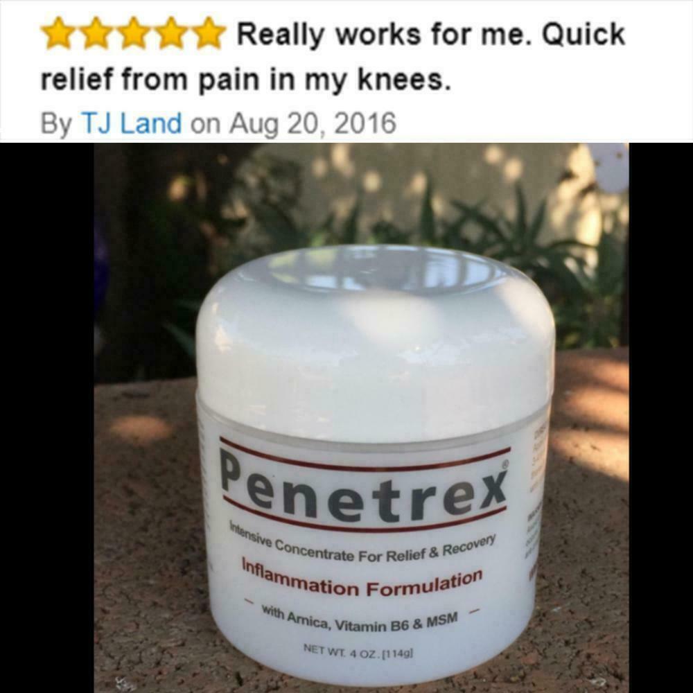 PENETREX PAIN RELIEF CREAM Inflammation Sports Sore Muscles Aches Arthritis NEW