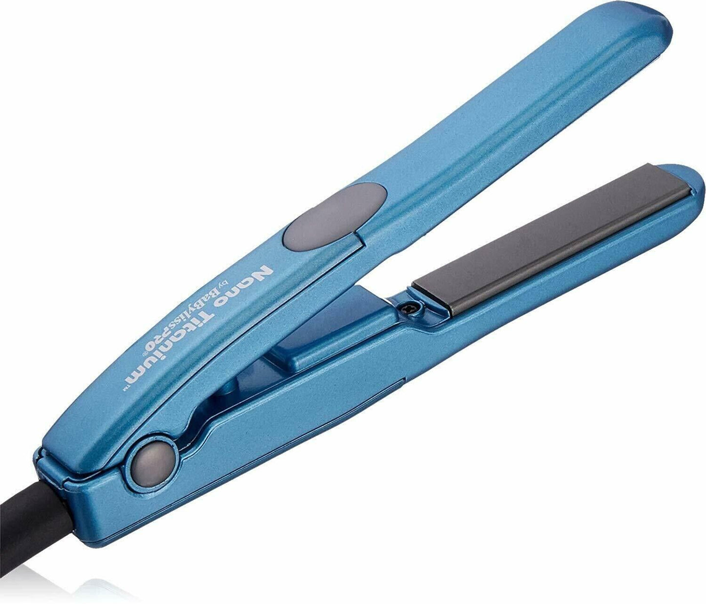 BabylissPro Nano Titanium 13mm Ceramic Mini Hair Straightener Travel Size 220°C