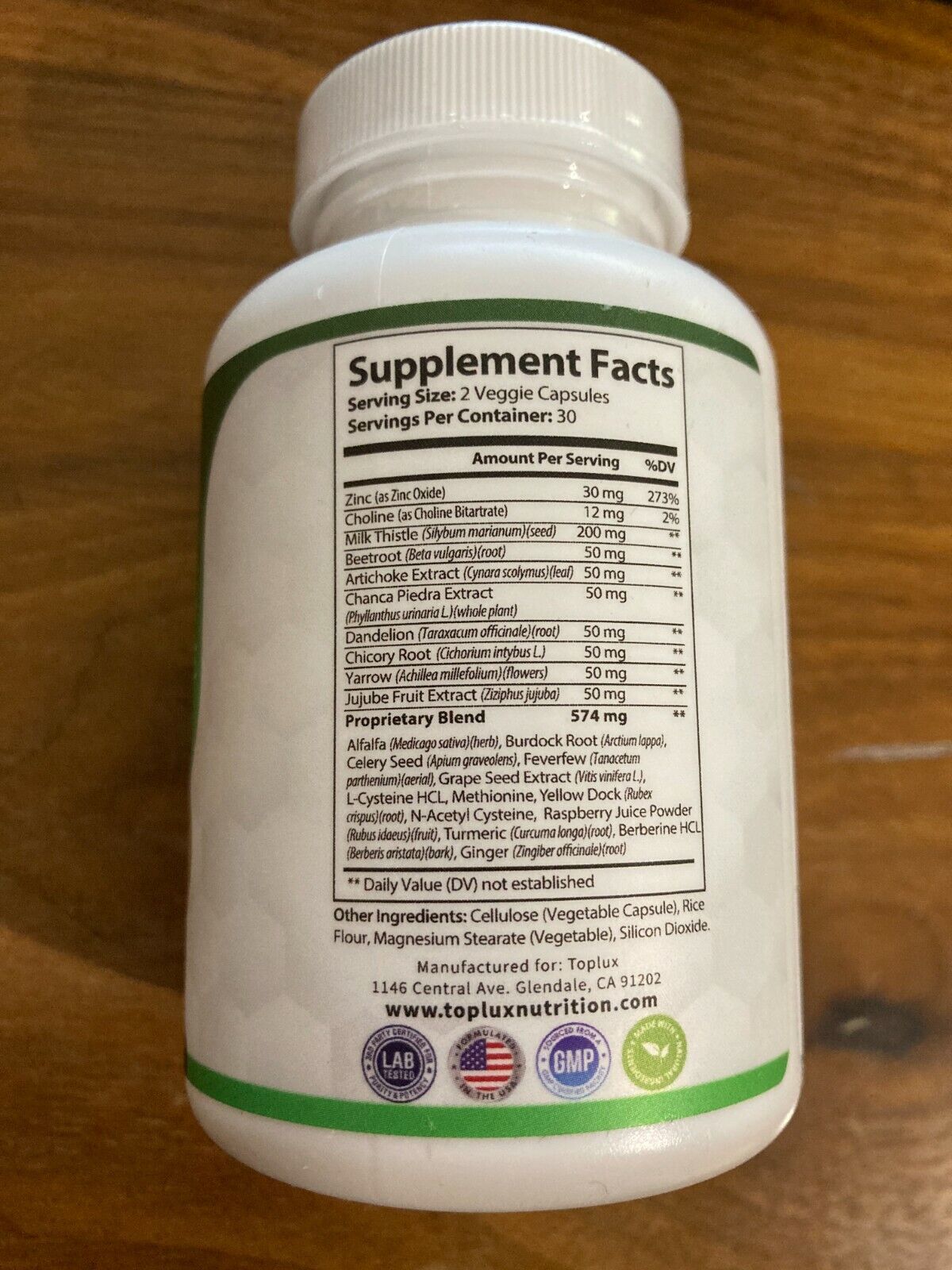 DETOX Total Cleanse 1166mg 60 Caps NATURAL LIVER SUPPORT - FREE EXPRESS POST