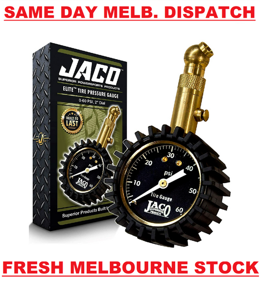 JACO Elite Tire Pressure Gauge - 60 PSI - Heavy Duty - BRAND NEW MELB STOCK