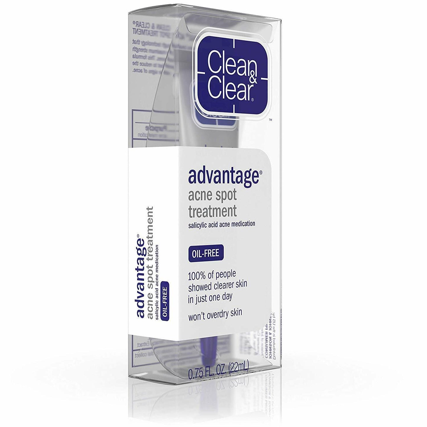 Clean & Clear Advanced Advantage Acne Spot 2% Salicylic Acid Treatment 22g 22mL