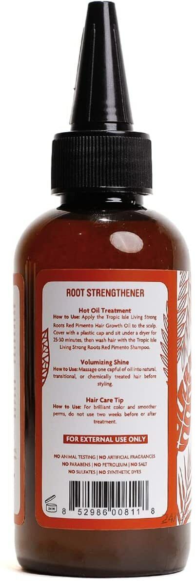 TROPIC ISLE LIVING RED PIMENTO HAIR GROWTH OIL STRONG ROOTS - FREE EXPRESS POST