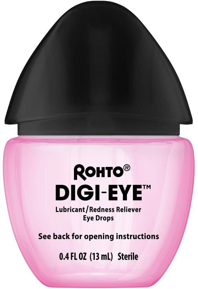 ROHTO COOLING LUBRICANT EYE DROPS - DIGI EYE REDNESS RELIEF 13mL - FREE EXPRESS