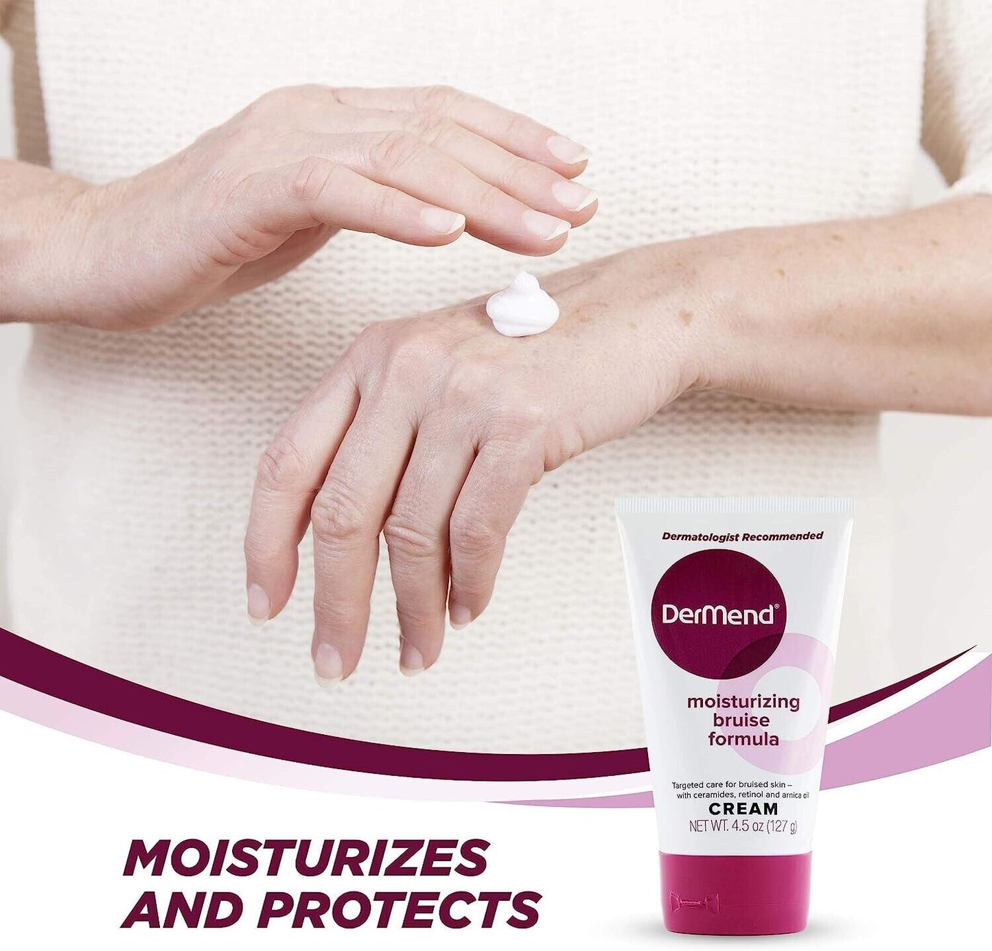 DerMend Moisturising Bruise Cream - Protect, Soothe and Heal Bruised Skin - 127g