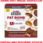 SlimFast Keto Fat Bomb Meal Replacement Bar - Peanut Butter Chocolate 14 Pack