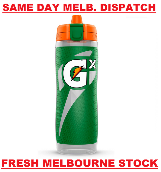 Gatorade Gx 30oz Sports Drink Water Bottle Easy Grip Leak Proof BPA FREE - GREEN
