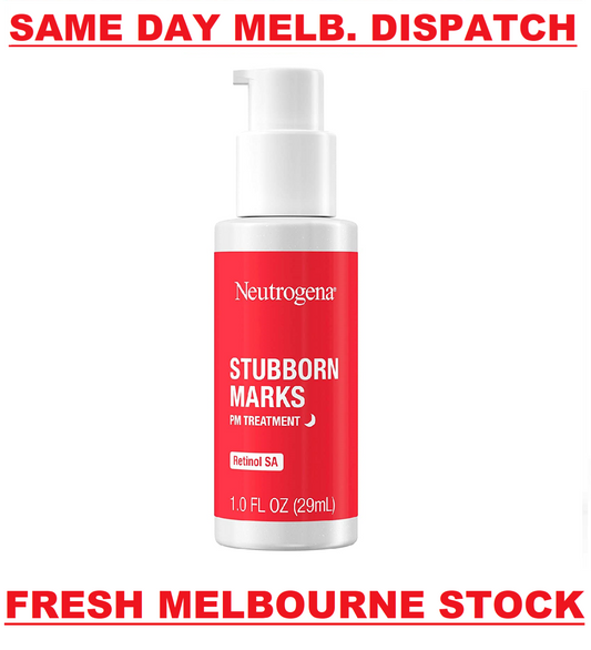Neutrogena Stubborn Marks PM Treatment NIGHT Skin Care Acne Tone Retinol SA 29ml
