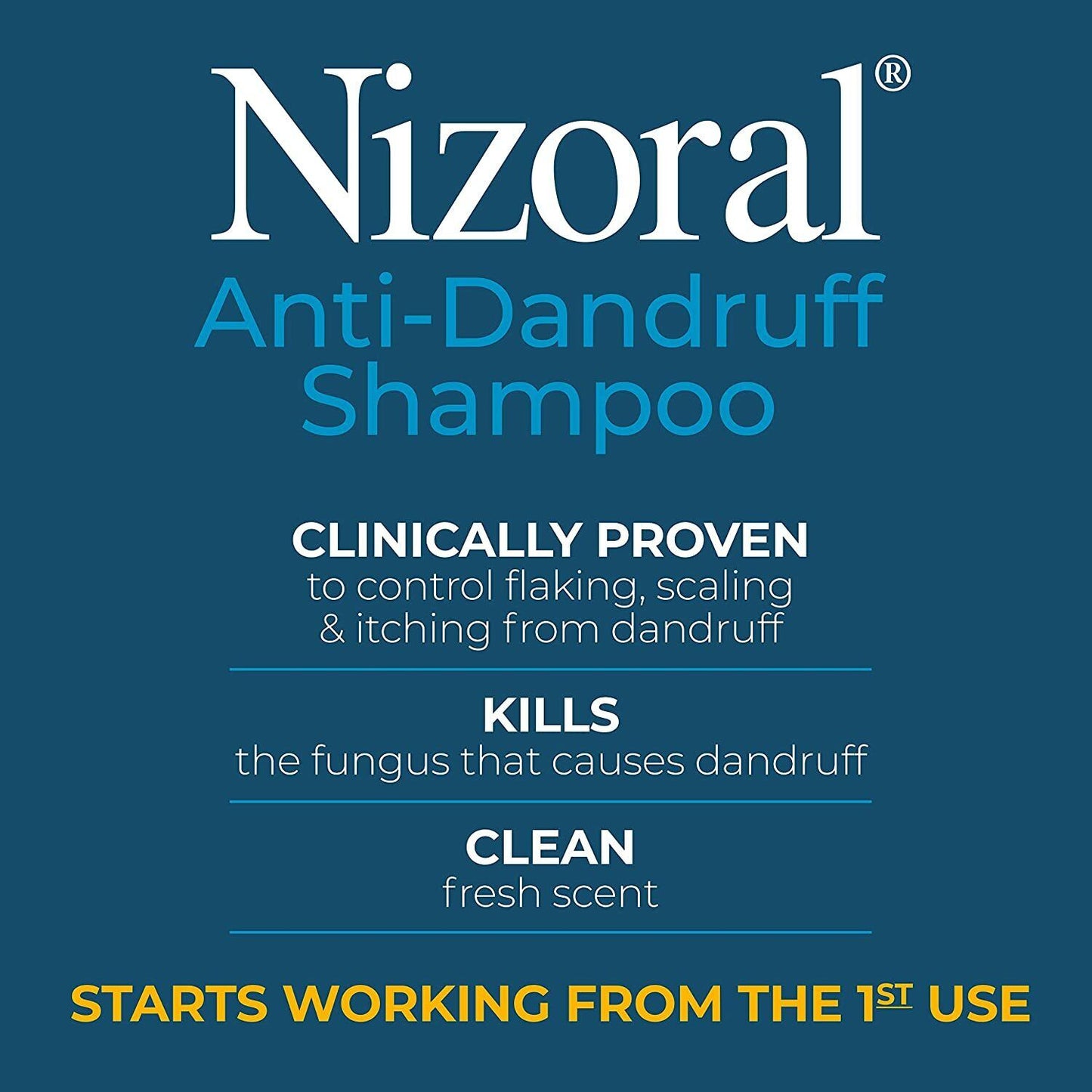 Nizoral A-D Anti-Dandruff Shampoo 1% - Seborrheic Dermatitis Treatment 200mL NEW