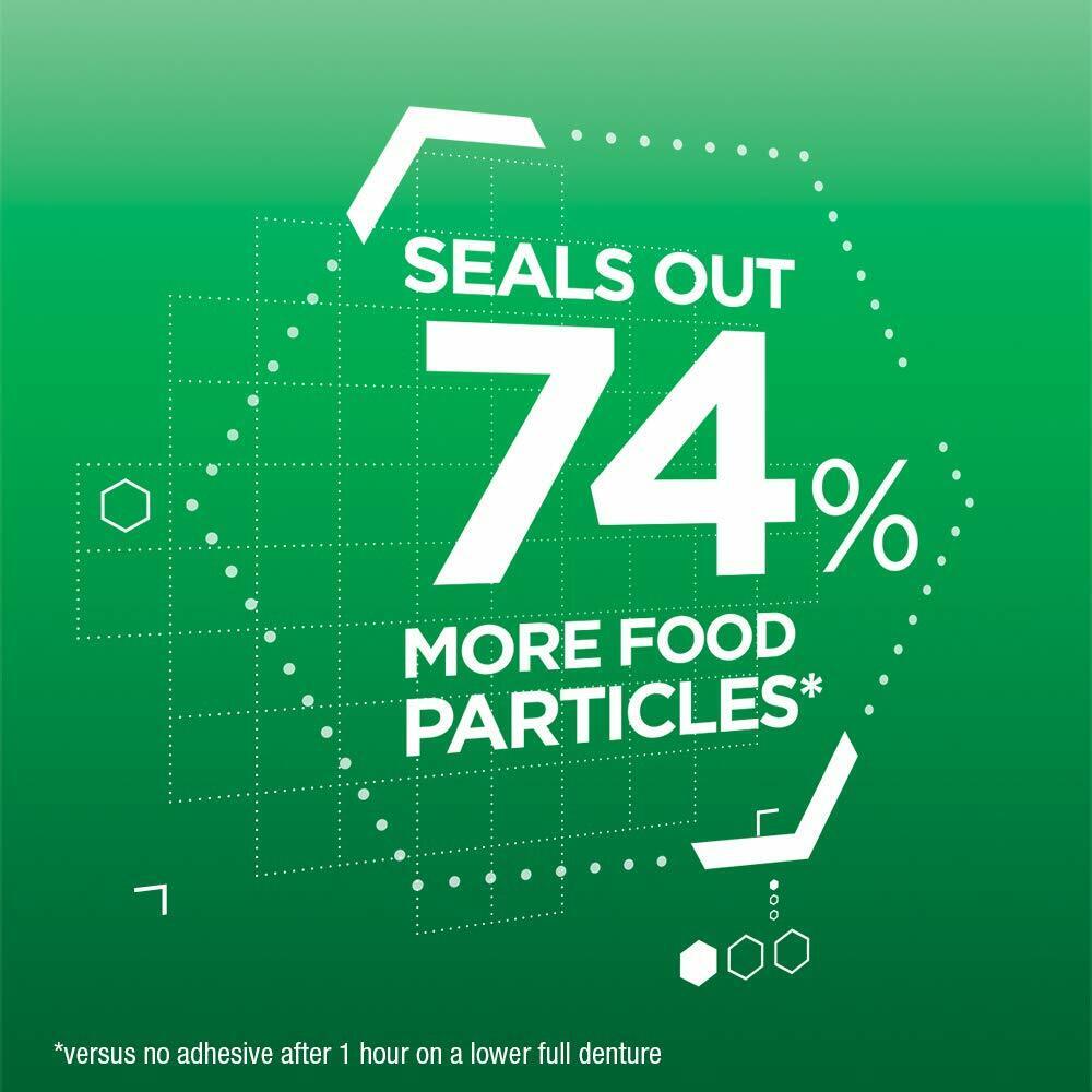 Super Poligrip Zinc Free Denture Adhesive Cream - All Day Strong Hold & Seal 68g