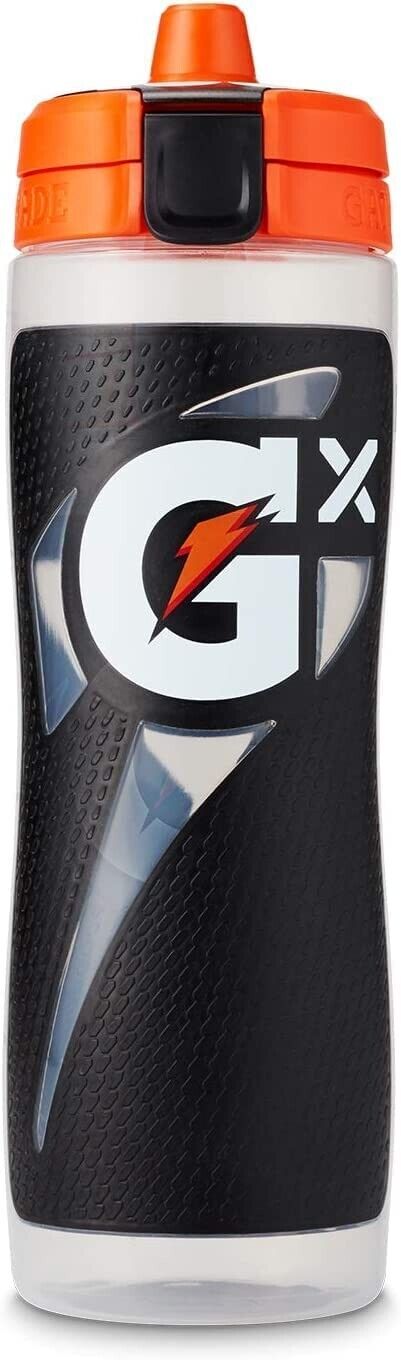 Gatorade Gx Sports Drink Bottle EASY GRIP LEAK PROOF BPA FREE 887mL - BLACK