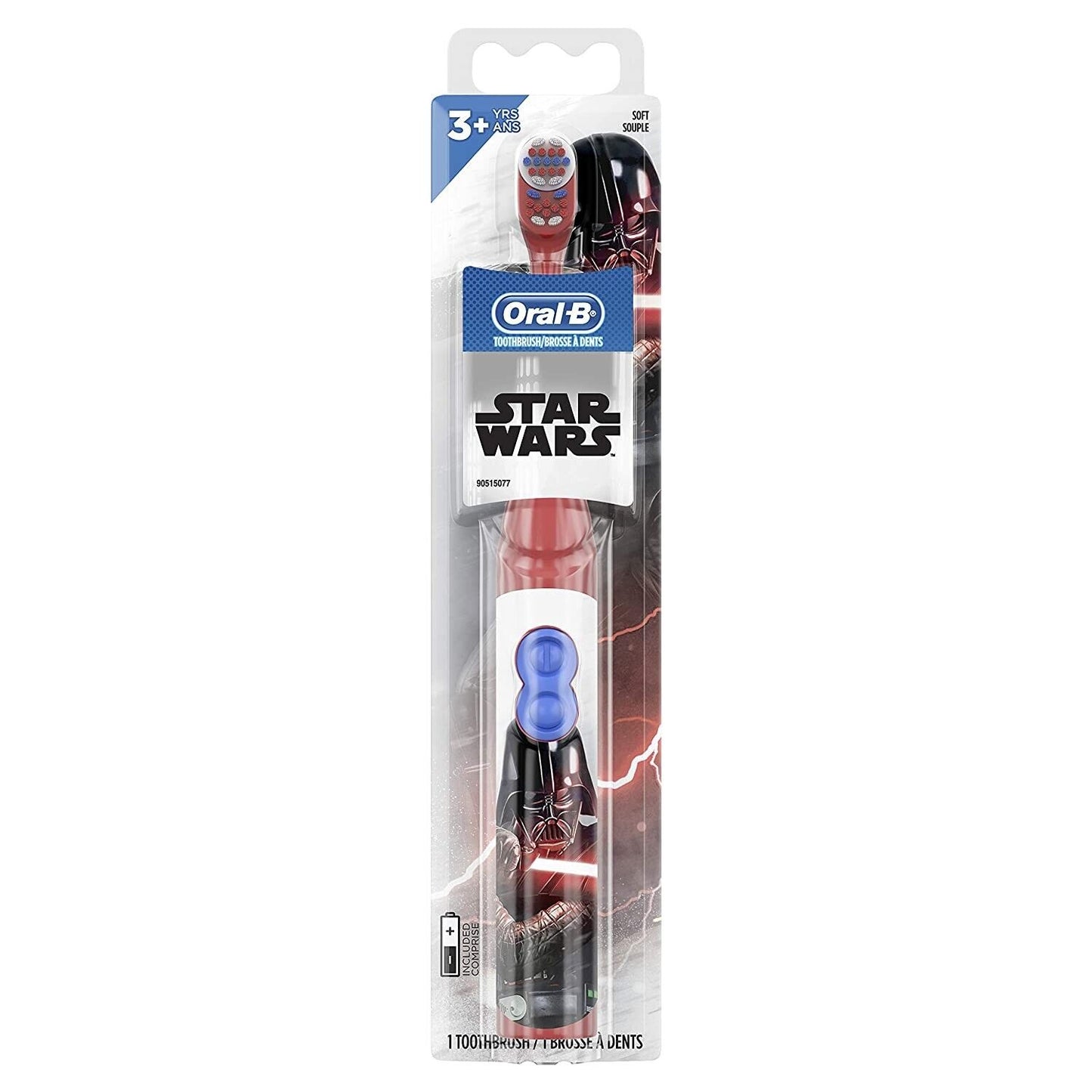Oral-B Kids - Battery Power Toothbrush - Soft 3+ Years - Star Wars Darth Vader