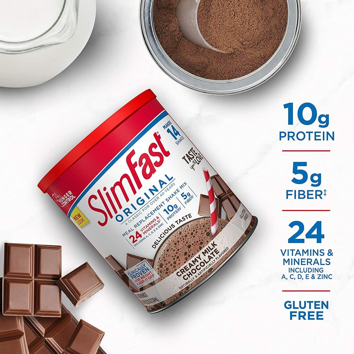 SlimFast Meal Replacement WEIGHT LOSS Creamy Chocolate 364g BBD 02/07 QUICK SALE